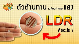 LDR คืออะไร?  LDR ทํางานยังไง? (Light Dependent Resistor) เซนเซอร์แสง ใช่หรือไม่