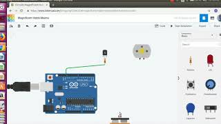 Arduino NPN Transistor Driving Motor Simulation is TinkerCad (Malayalam)