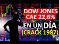 CRACK BURSATIL DE 1987: LA MAYOR CAIDA DE LA BOLSA DE VALORES DE LA HISTORIA