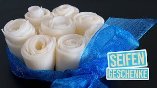 Seifen-Rosen und andere Geschenke  - aus gewöhnlichen Seifen(-resten) selber machen