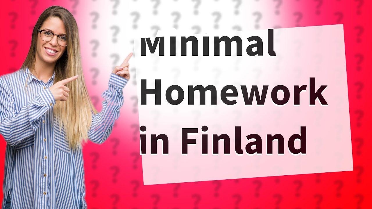 do they have homework in finland