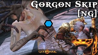 God of War 3:R - Gorgon Battle Skip (New Game Speedrun Strategy)