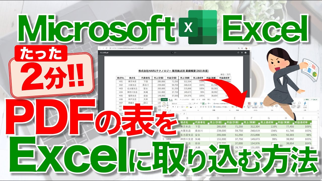 【インターネット】｢XLOOKUP関数｣のしくみと使い方 エクセル新／｢PDF資料｣を一瞬で“Excel形式…他関連動画