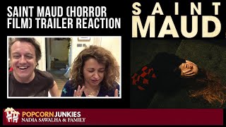 Saint Maud (Horror Film - OFFICIAL TRAILER) Nadia Sawalha \& The Popcorn Junkies REACTION