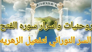 روحنيات سوره الفتح وتفعيل الزهريه