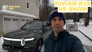 Rivian R1S Versus Snow Storm! Chasing Powder on a Ski Trip