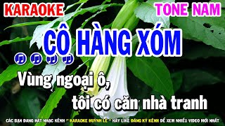 Cô Hàng Xóm Karaoke Tone Nam Gm ( Bolero Beat Hay ) Huỳnh Lê