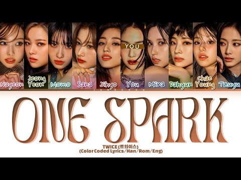 [KARAOKE]TWICE "One Spark" (10 Members) Lyrics|You As A Member