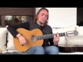 Capture de la vidéo Vicente Amigo, Signature Guitar Trial