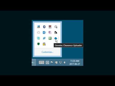 Configuring the Genetec Clearance Uploader