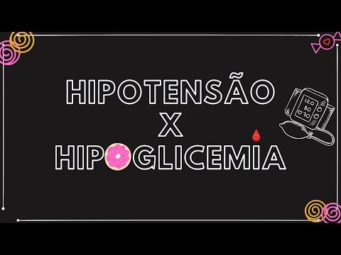 HIPOTENSÃO E HIPOGLICEMIA - SAÚDE NUM MINUTO