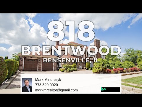 818 Brentwood Drive, Bensenville, IL home video tour