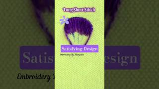 💜 The Easiest Satin Stitch Tutorial That Actually Works #shorts #embroiderybymaryaam#embroidery