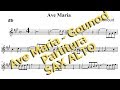 Ave Maria Gounod - Partitura Sax Alto