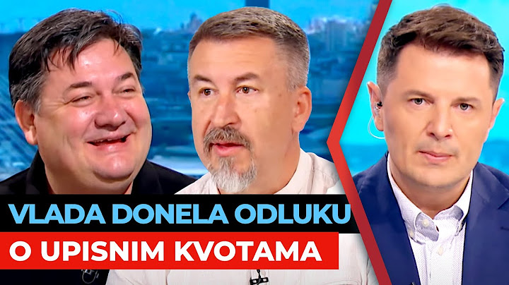 Vlada donela odluku o upisnim kvotama | URANAK1