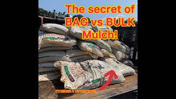 The SECRET of bag vs bulk mulch *there’s a difference!*