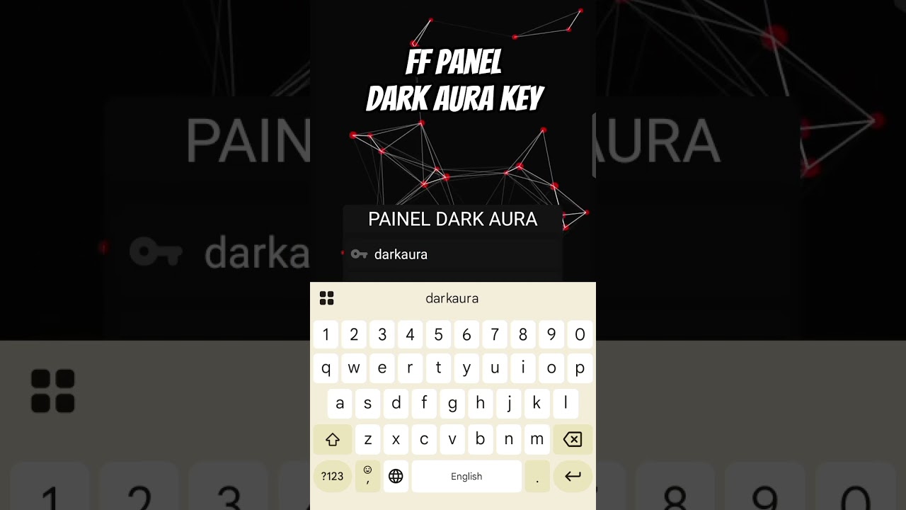 dark aura key ff panel
