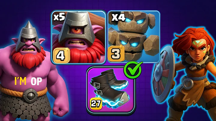 NEW META! Electro Golem + Thrower Attack Strategy (RC Charge, No Fireball, Eternal Tome)