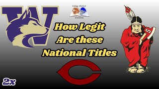 How Legit Are These 2x National Title Claims? (Tier Ranking)