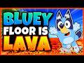 🌋 Bluey -  Floor is lava 🌋Brain Break Party | Dance Songs for Kids | Freeze Dance | Danny Go