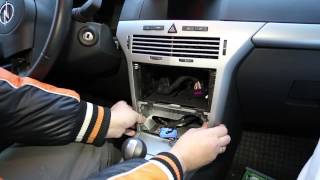 Opel Astra H разбираем панель приборов. How to disassemble the dashboard Opel Astra H