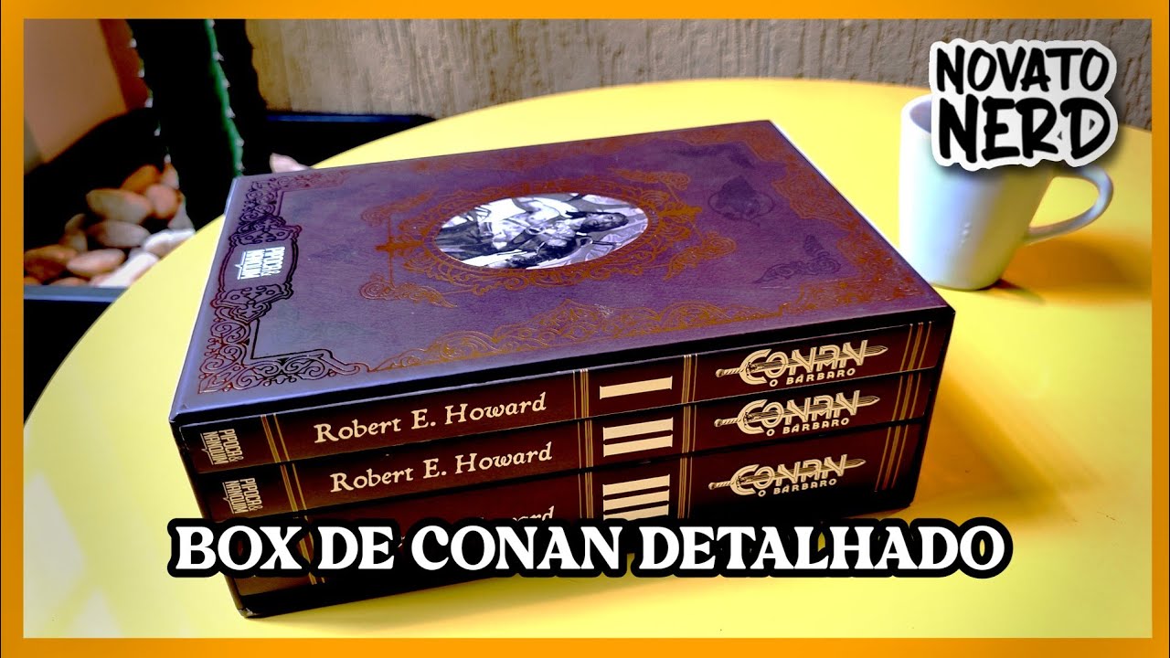 BOX CONAN PIPOCA E NANQUIM EM DETALHES - #conan #pipocaenanquim #livros