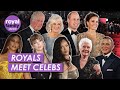 Royal family meeting celebrities  the ultimate compilation