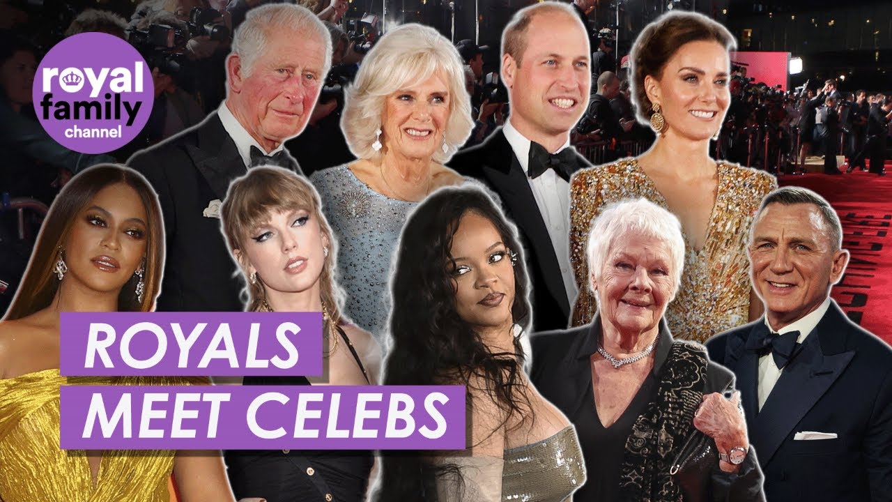 Royal Family Meeting Celebrities  The Ultimate Compilation