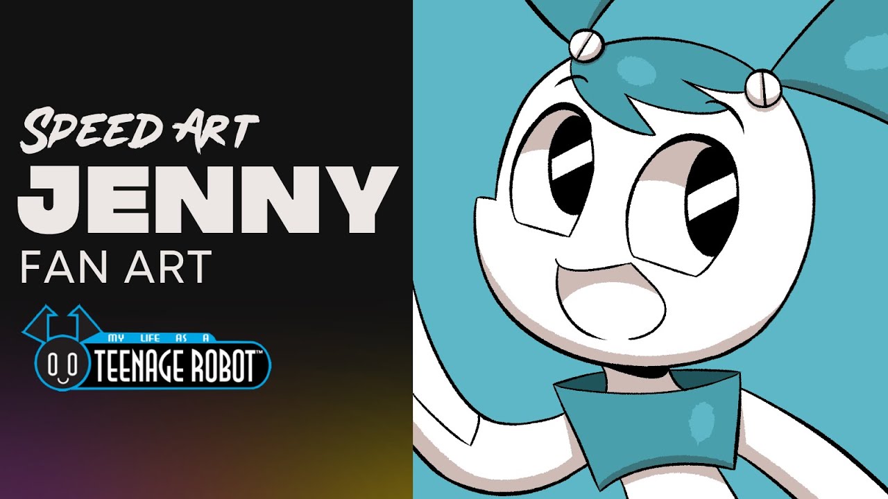 JENNY (My Life as a Teenage Robot) #SpeedArt 