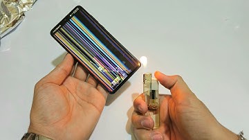 Repair any phone screen using just a lighter