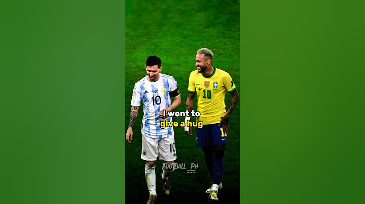 WHAT NEYMAR SAID AFTER ARGENTINA BEAT BRAZIL IN 2021 COPA AMERICA FINAL 🔥🤯 #shorts