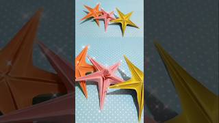 EASY (´ε` )♡ DIY ORIGAMI STAR (9) ! 簡單折紙星星 (9) ⭐ #seastar #折り紙 #অরিগামি #พับกระดาษ #摺紙 #折纸 #origami