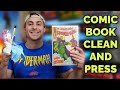 How to clean and press comics from start to finish  silver age comics