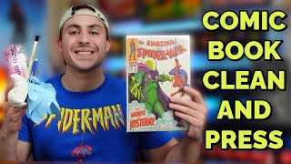 How To Clean and Press Comics From Start To Finish | Silver Age Comics