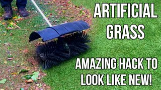 Artificial Grass Maintenance AMAZING HACK to make your Astroturf look NEW AGAIN in Under 1 HOUR screenshot 2