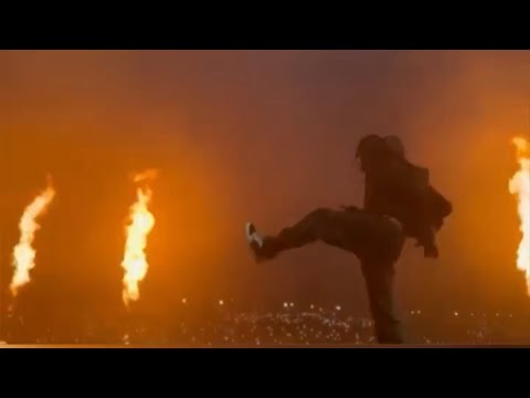 Travis Scott Opens His Set With Aye Live Milano Coca Cola 2023 *Crazy Crowd*