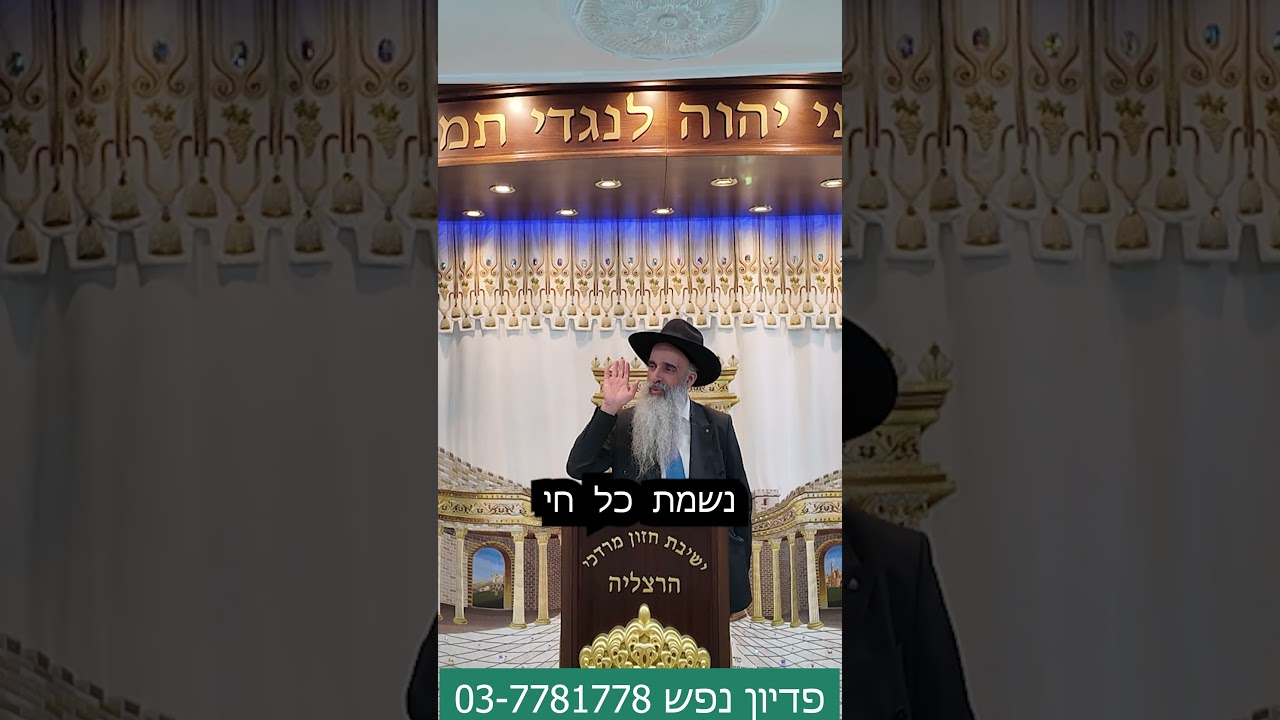 הרב מאיר דוד שמואלי - תגידי תודה