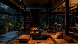 Rainy Escape | Relaxing Modern Forest House Sounds | Zen Rainfall | Ethereal Rain | White Noise ASMR