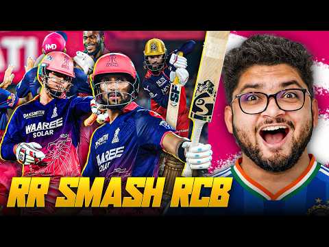 VAIBHAV SURYAVANSHI IS A MONSTER | RR ANNHIALATE RCB IN ONE SIDED GAME