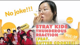 KOREA BOX CEO's STRAY KIDS 'Thunderous' MV Reaction (Feat. BTS Butter Cookie but...)