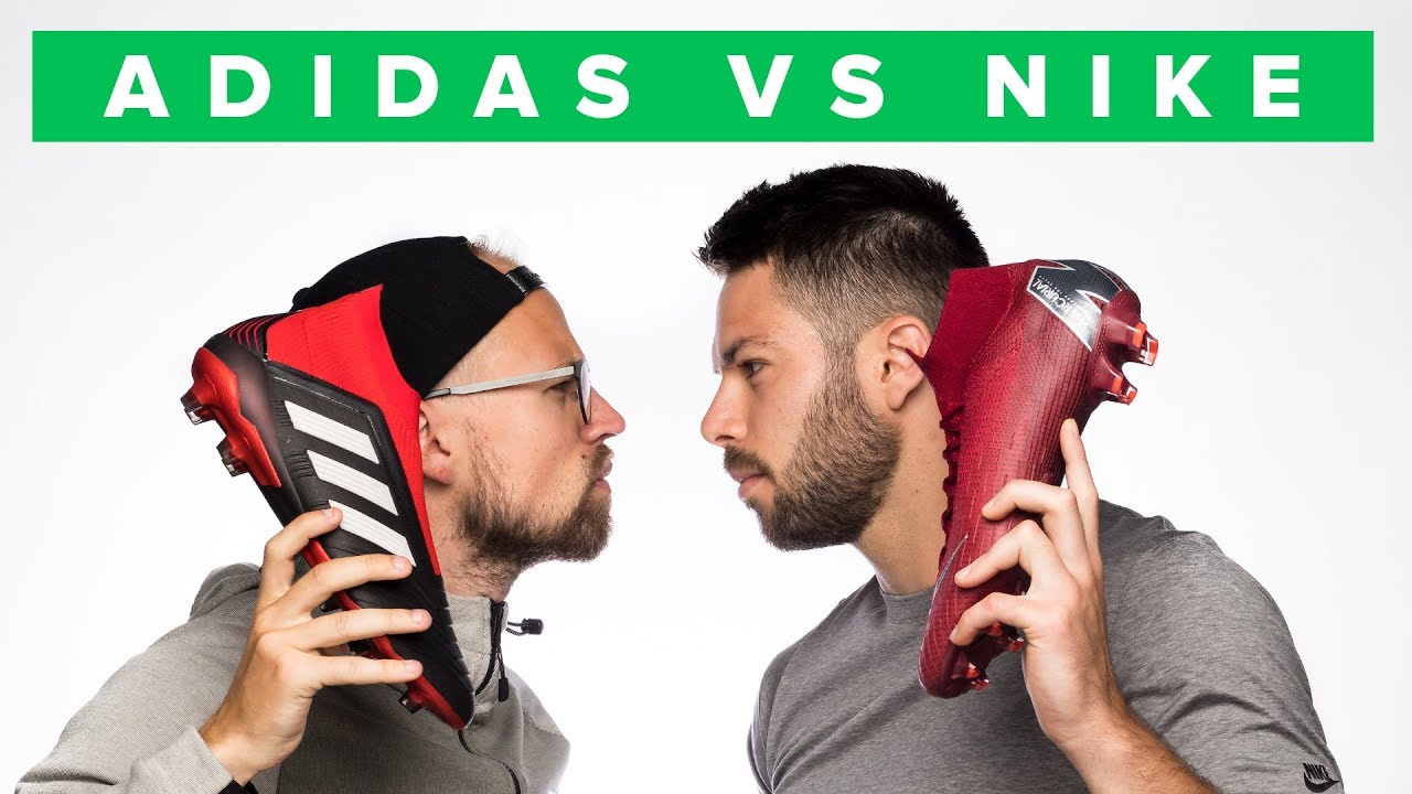 Novedad psicología Caducado ADIDAS vs NIKE | which brand is better? BIG football boot battle with SR4U  - YouTube