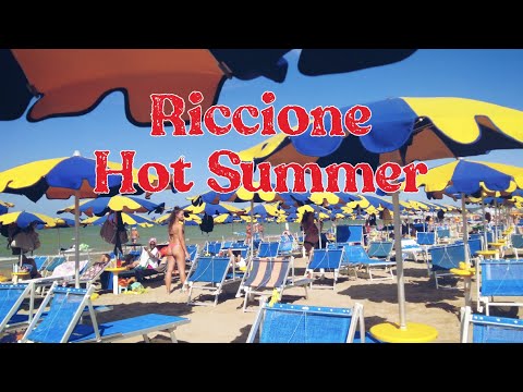 Riccione,  Italy | Summer Walkthrough ☀️ #beach #Italy #vacation