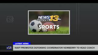 Navy Promotes Defensive Coordinator Newberry To Head Coach