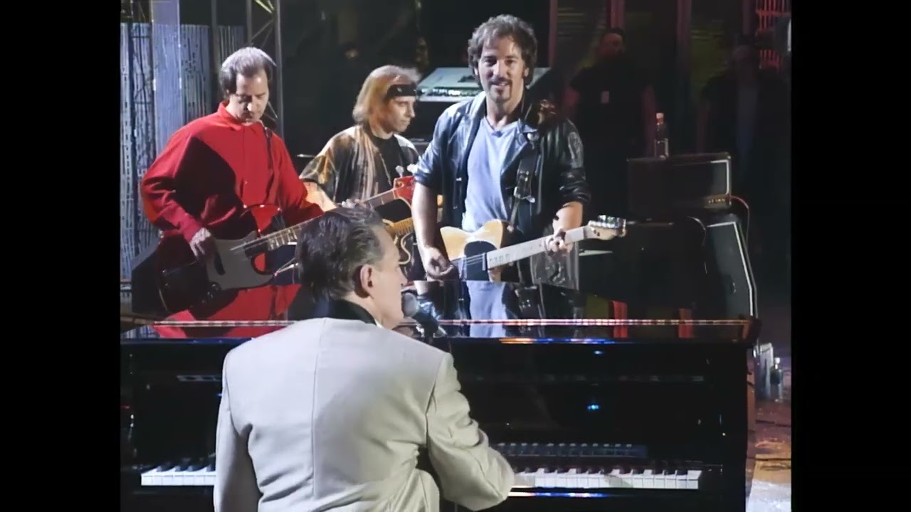 Jerry Lee Lewis & Bruce Springsteen | Whole Lotta Shakin Going On | 4K | 1995