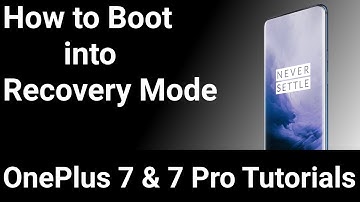 OnePlus 7 & 7 Pro | Recovery Mode