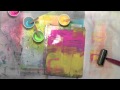 Using fabric on the Gelli Plate with Carolyn Dube