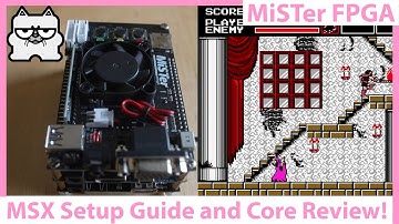 MiSTer FPGA DE10 NANO! MSX 2 Setup Guide and Review The OTHER Awesome Japanese Retro Gaming PC!