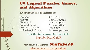 C# Logical Puzzles, Games, and Algorithms: Factorial (using recursion)