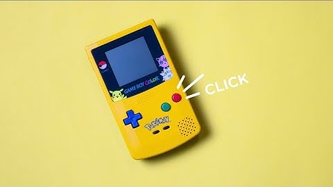 I Made a Clicky Game Boy!