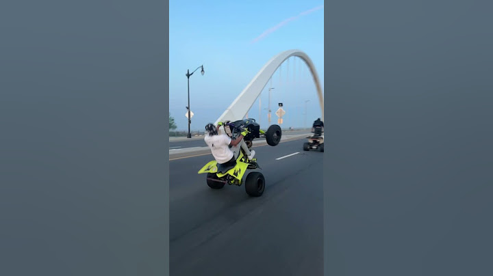 Apparently bro can wheelie #viral #atv